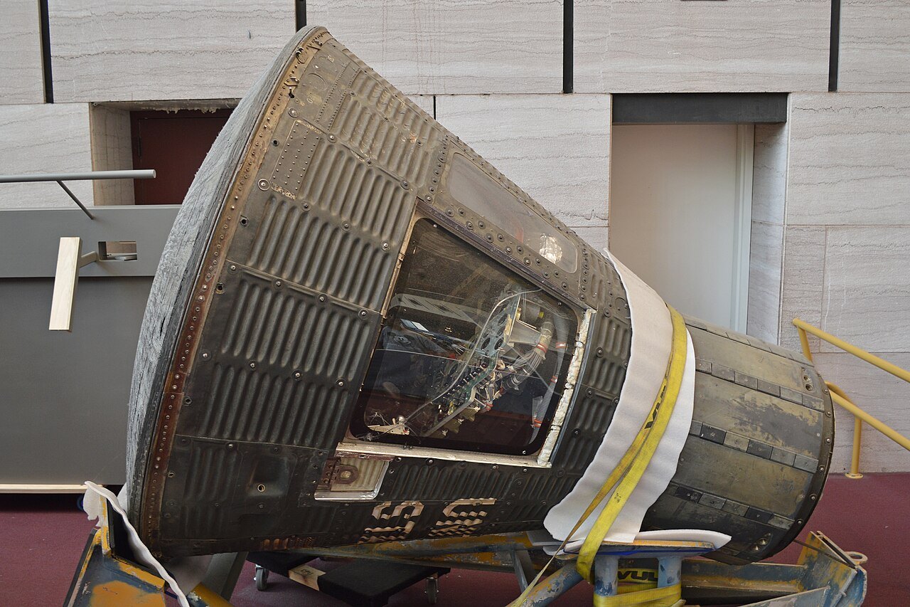 Friendship 7, the Mercury capsule that carried John Glenn round the Earth