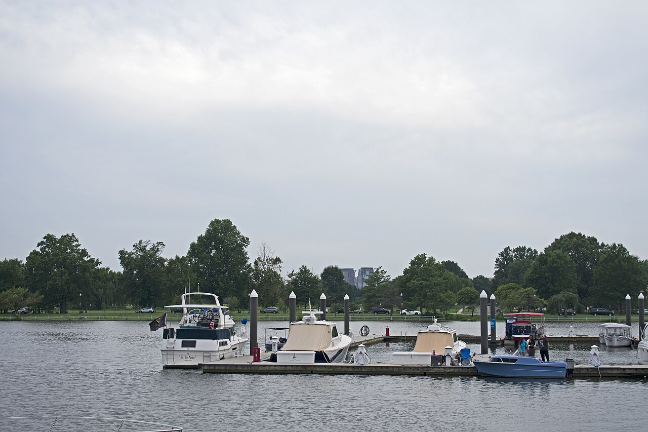 Boats at the Wharf's market docks on the Washington Channel