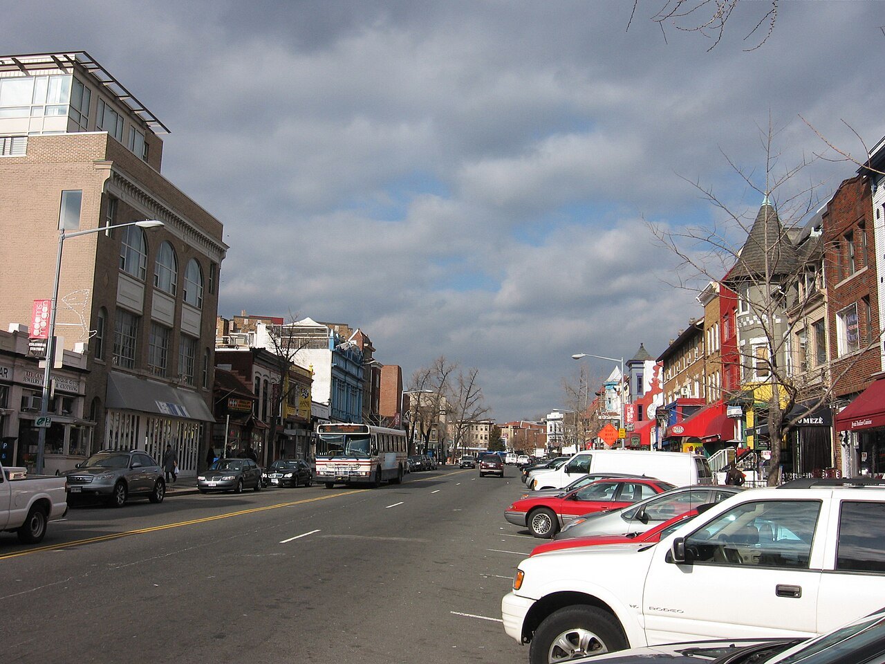 18th Street in Adams Morgan, its bars and restaurants