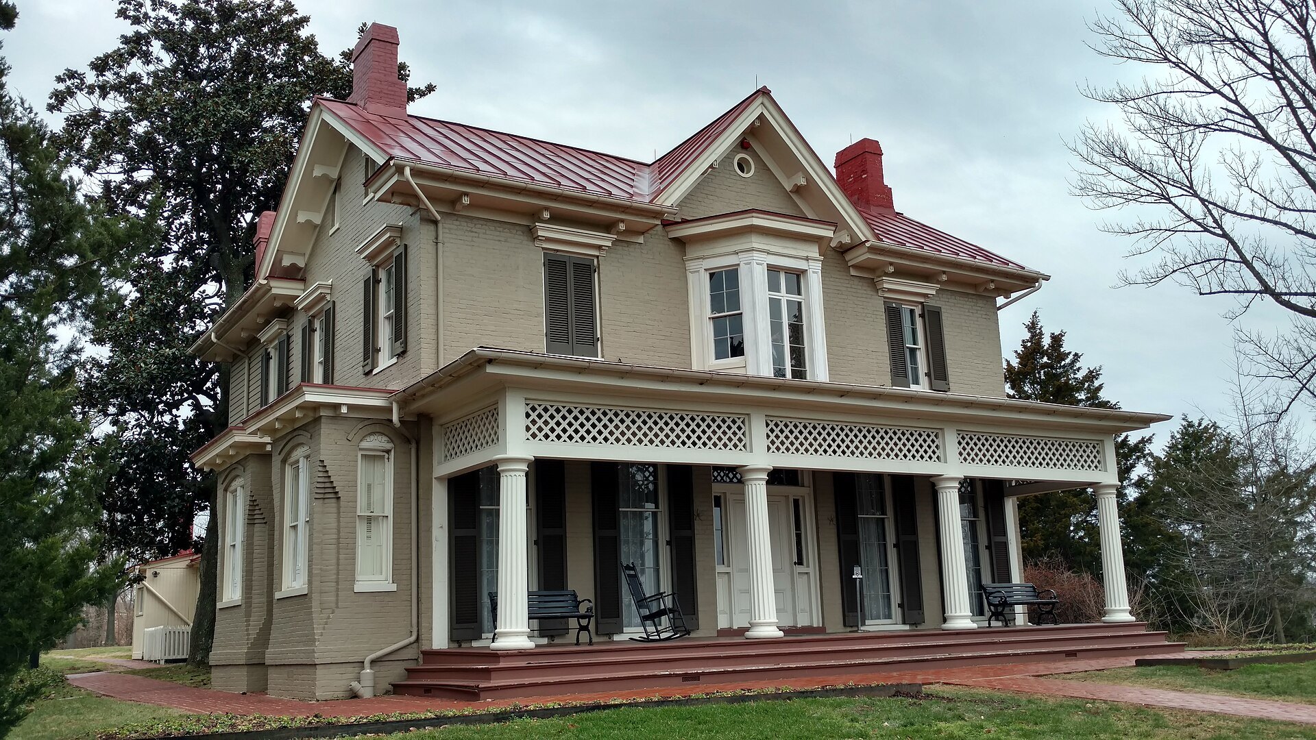 Cedar Hill, Frederick Douglass's house, on its hilltop in Anacostia