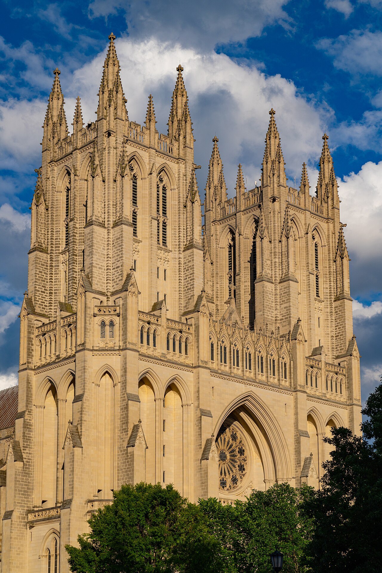 The west towers of Washington National Cathedral
