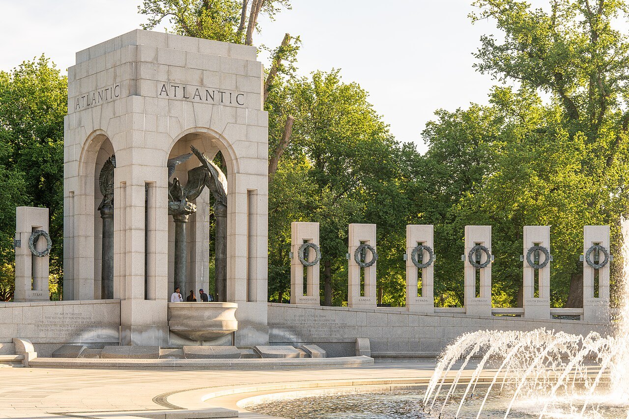 The World War II, Korean War and Vietnam Memorials